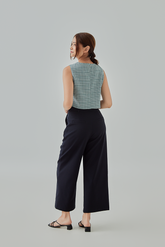 Ana Tweed Crop Top